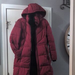 Women's DKNY Long Puffer Jacket